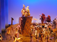 Scene im Musical "König der Löwen"